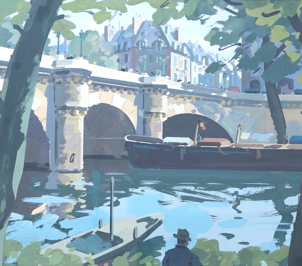 Raymond Crétot-Duval, French 1895-1986, 'Le Pont Neuf, Paris'